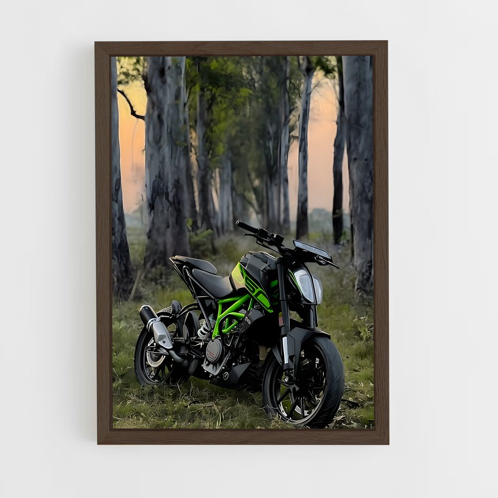 Poster L'Aventure Verte – affiche KTM Moto (vue 5)